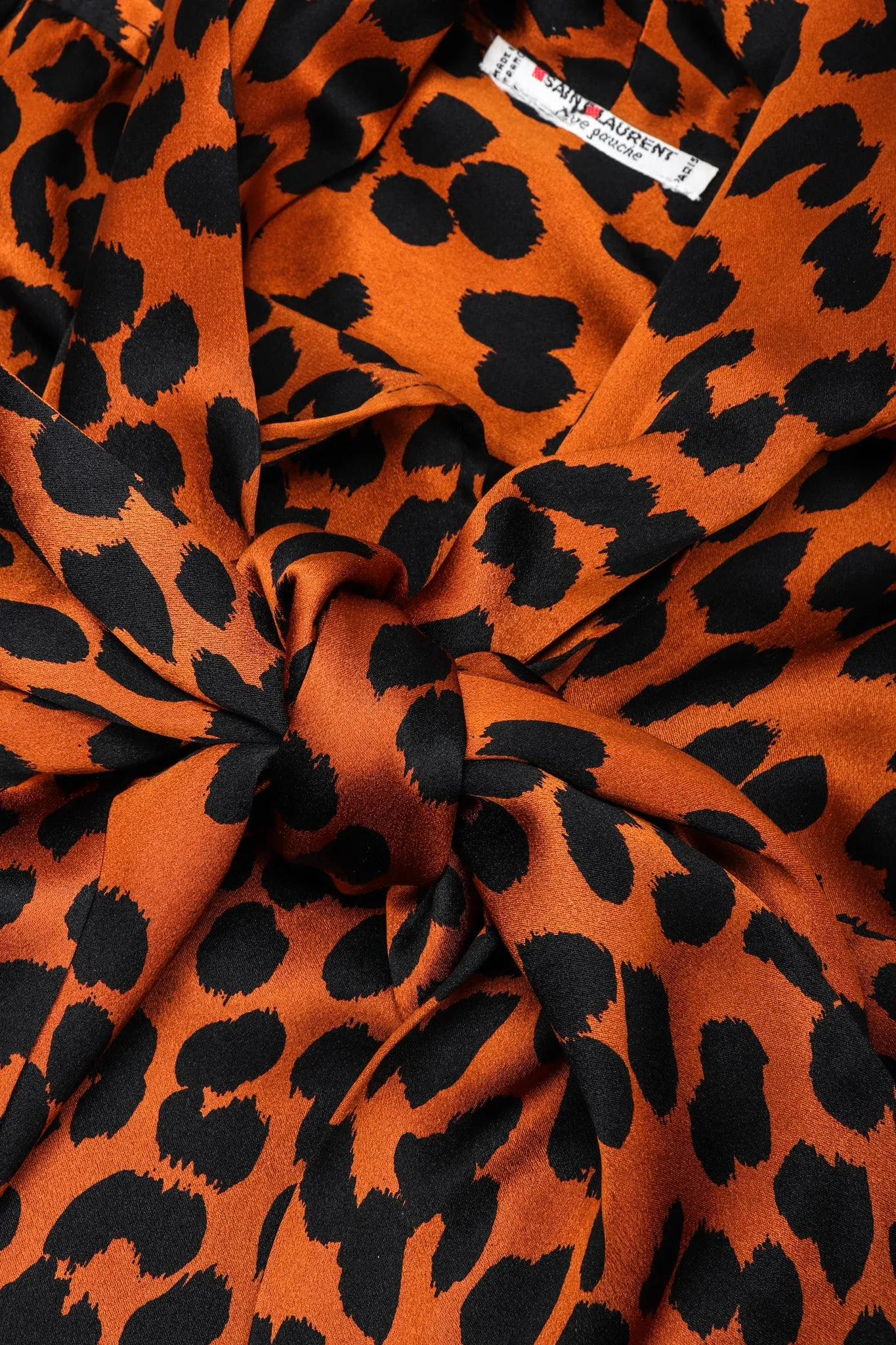 Leopard Silk Blouse