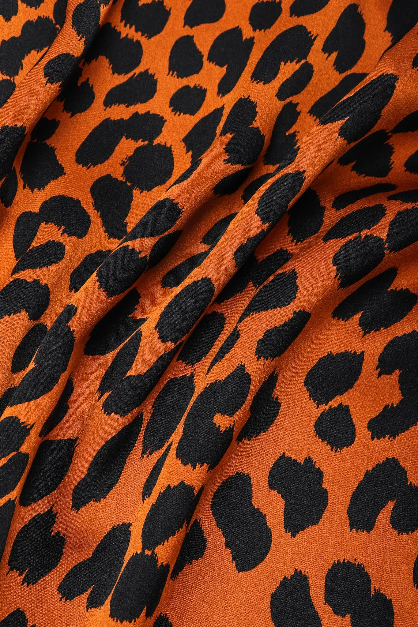 Leopard Silk Blouse