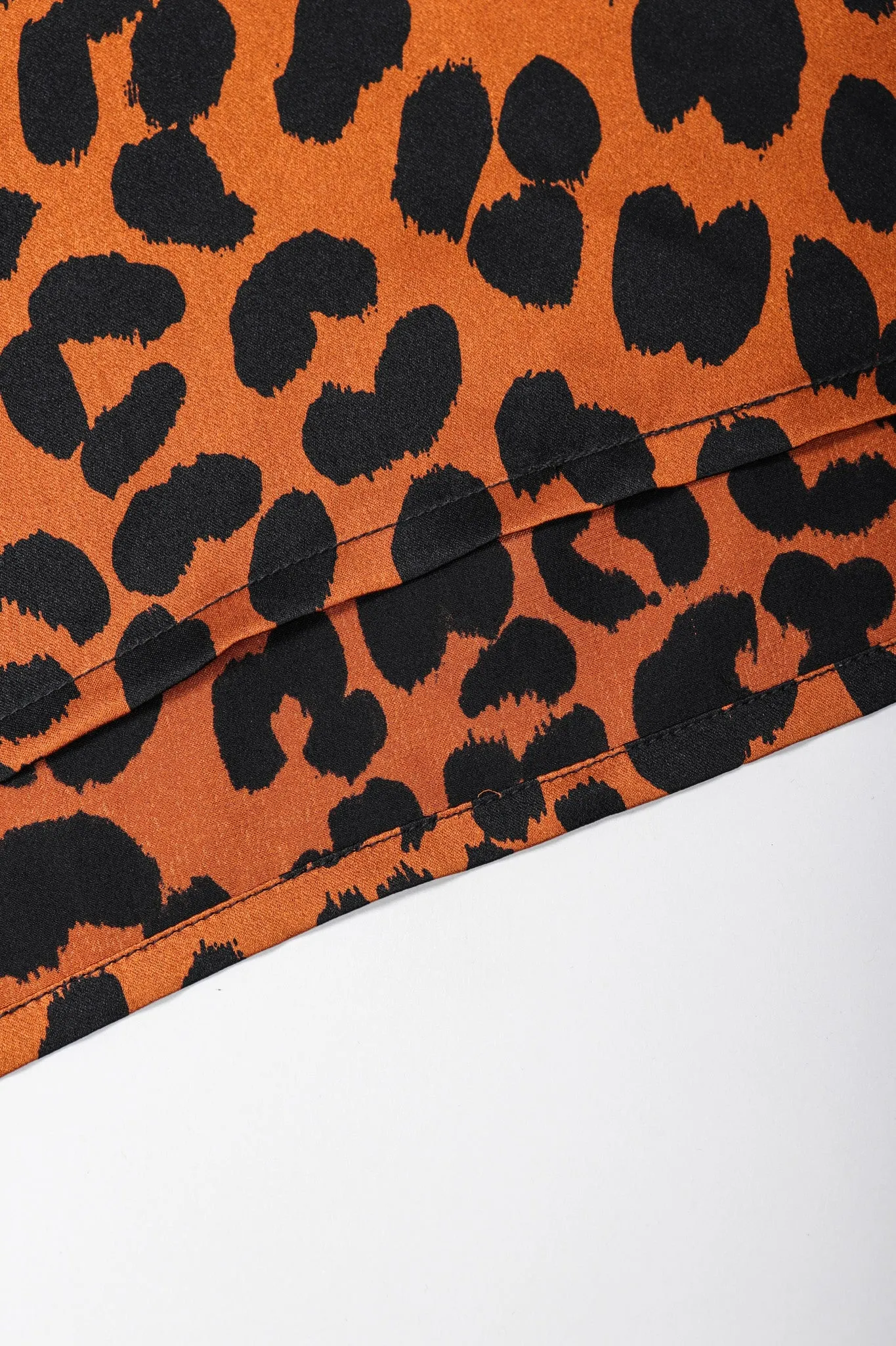 Leopard Silk Blouse