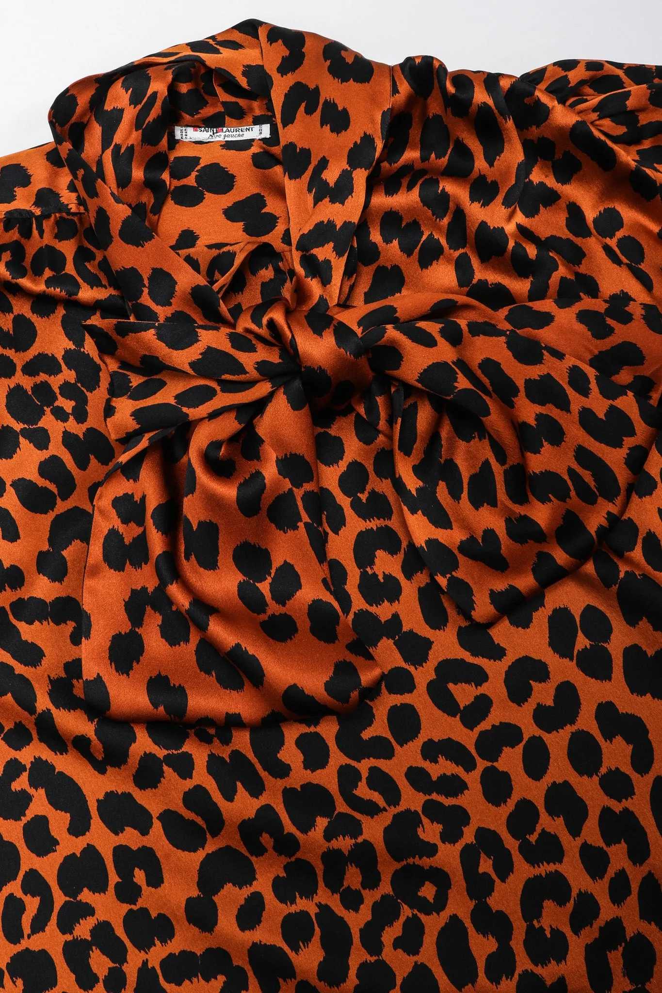 Leopard Silk Blouse