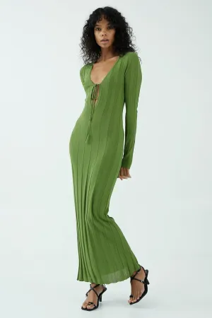LIAISON KNIT KEYHOLE MAXI DRESS | JUNIPER