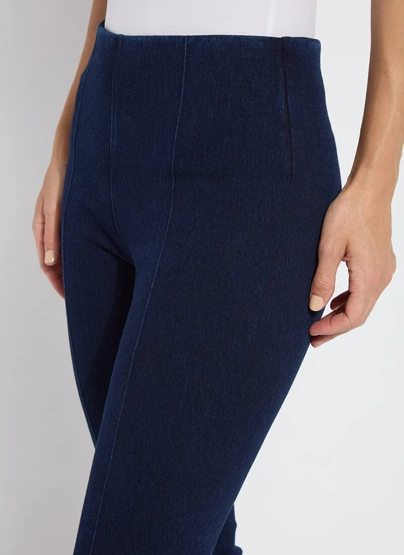 Lizzette Bow Detail Crop Flare Denim (24" Inseam)