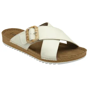 Lotus Torbole Off White Sandals