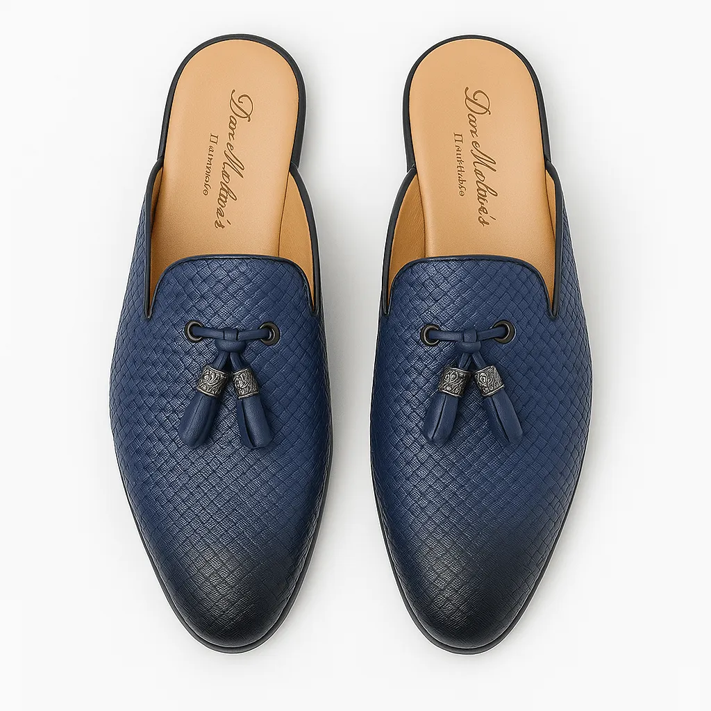 LumiNovi | The Backless Tassel Loafers