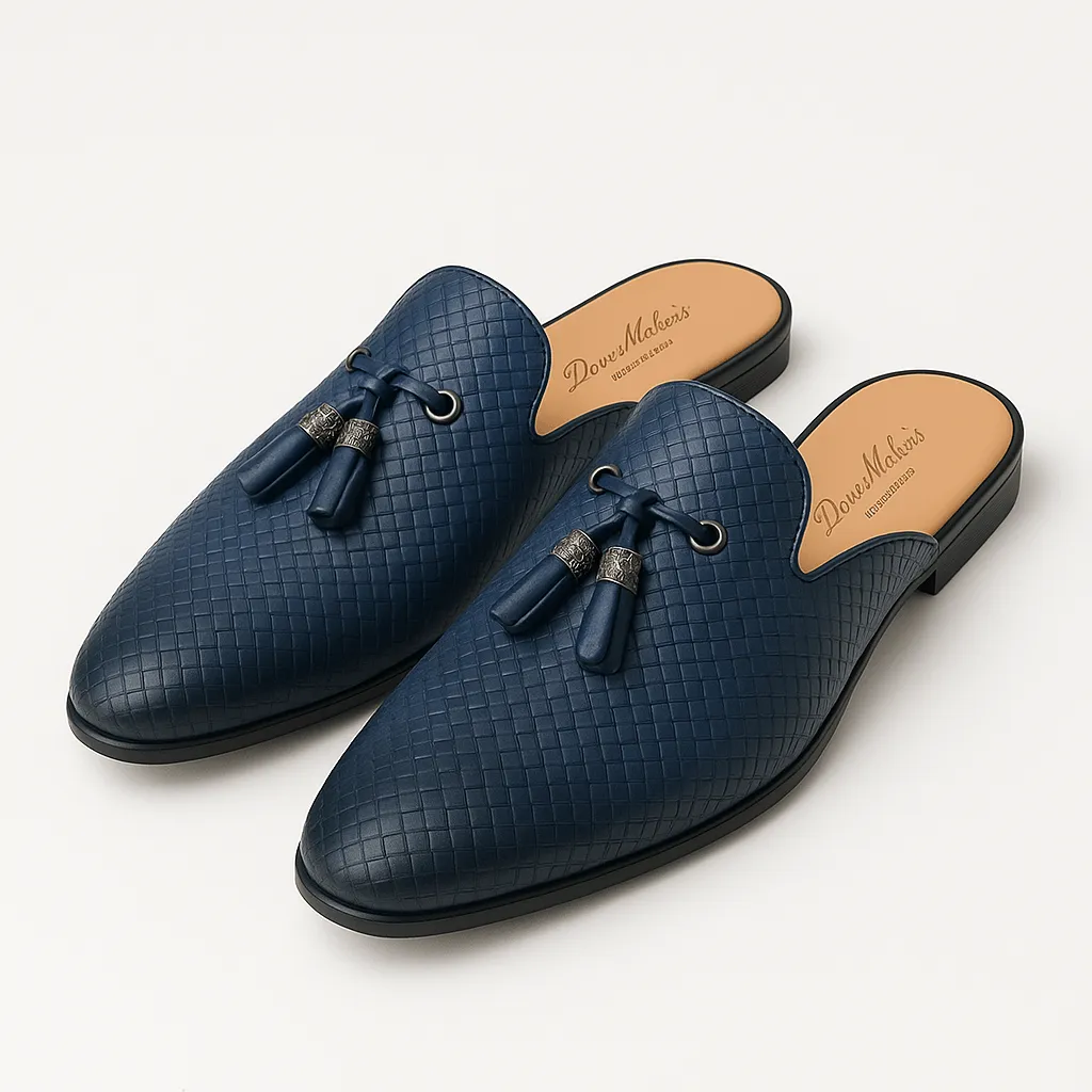 LumiNovi | The Backless Tassel Loafers