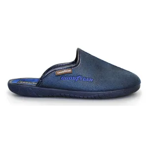 Lunar Goodyear Tees Navy Mule Slippers