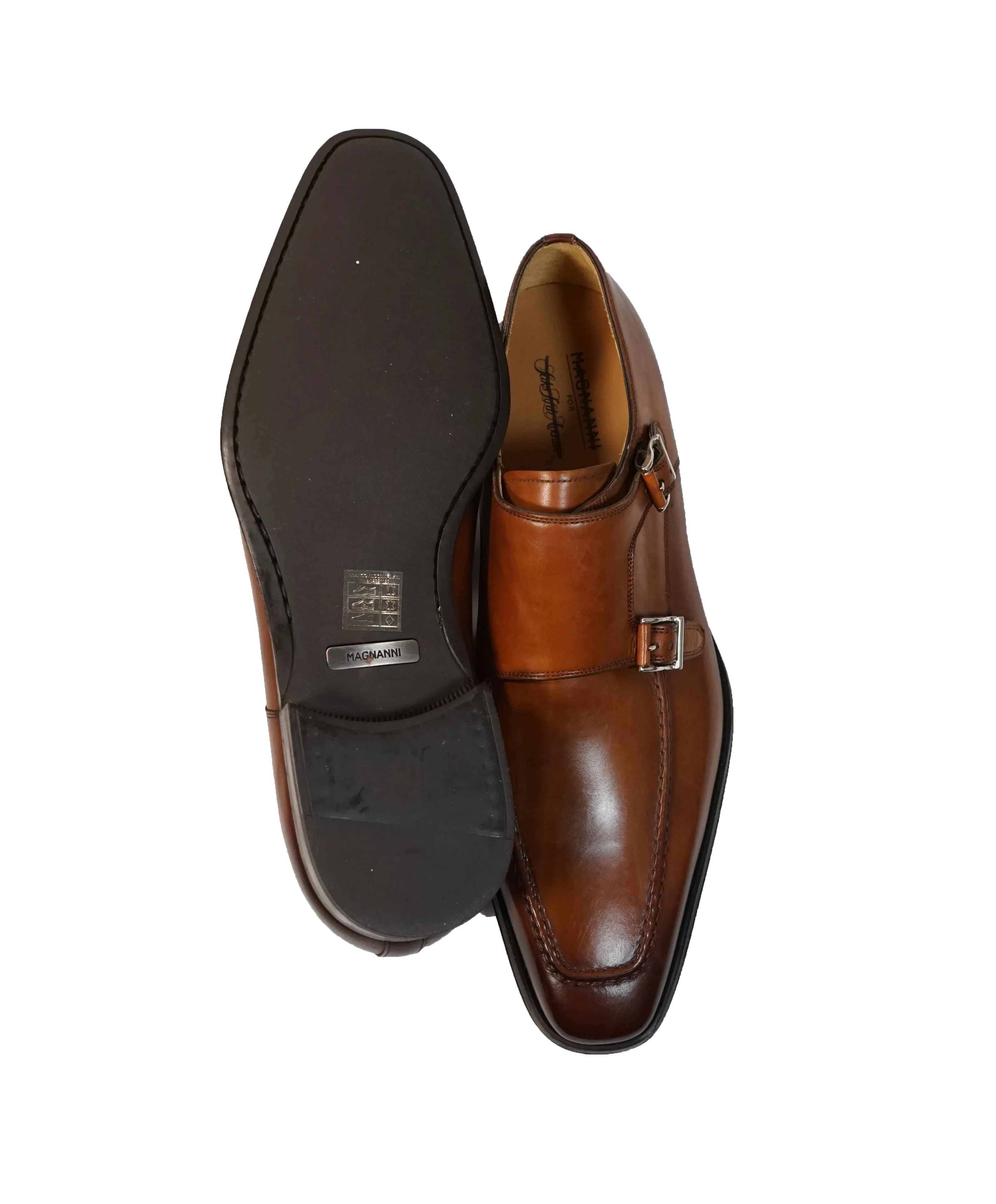 MAGNANNI FOR SFA - Double Monk Strap Loafers - 12