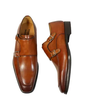MAGNANNI FOR SFA - Double Monk Strap Loafers - 8