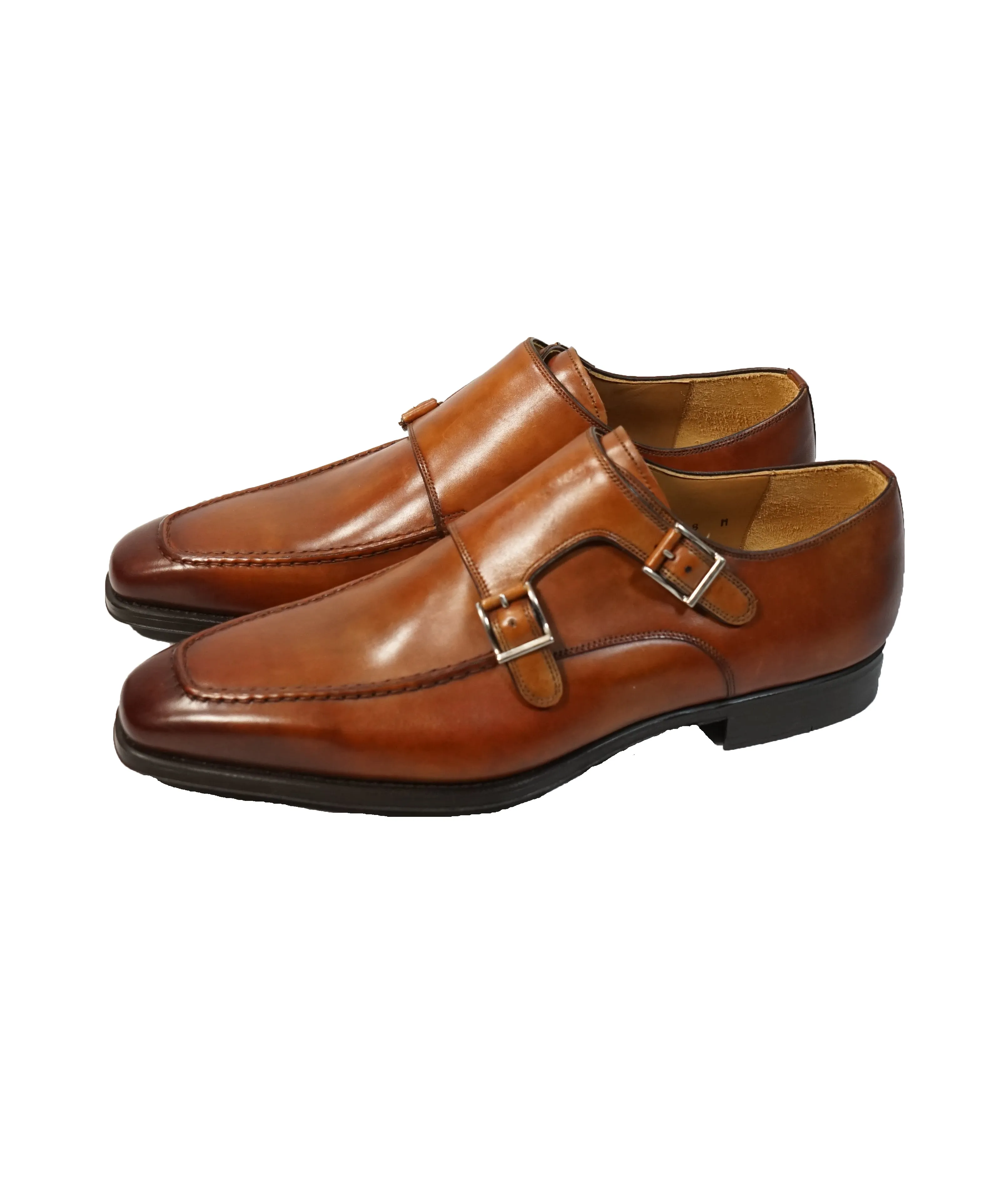 MAGNANNI FOR SFA - Double Monk Strap Loafers - 8