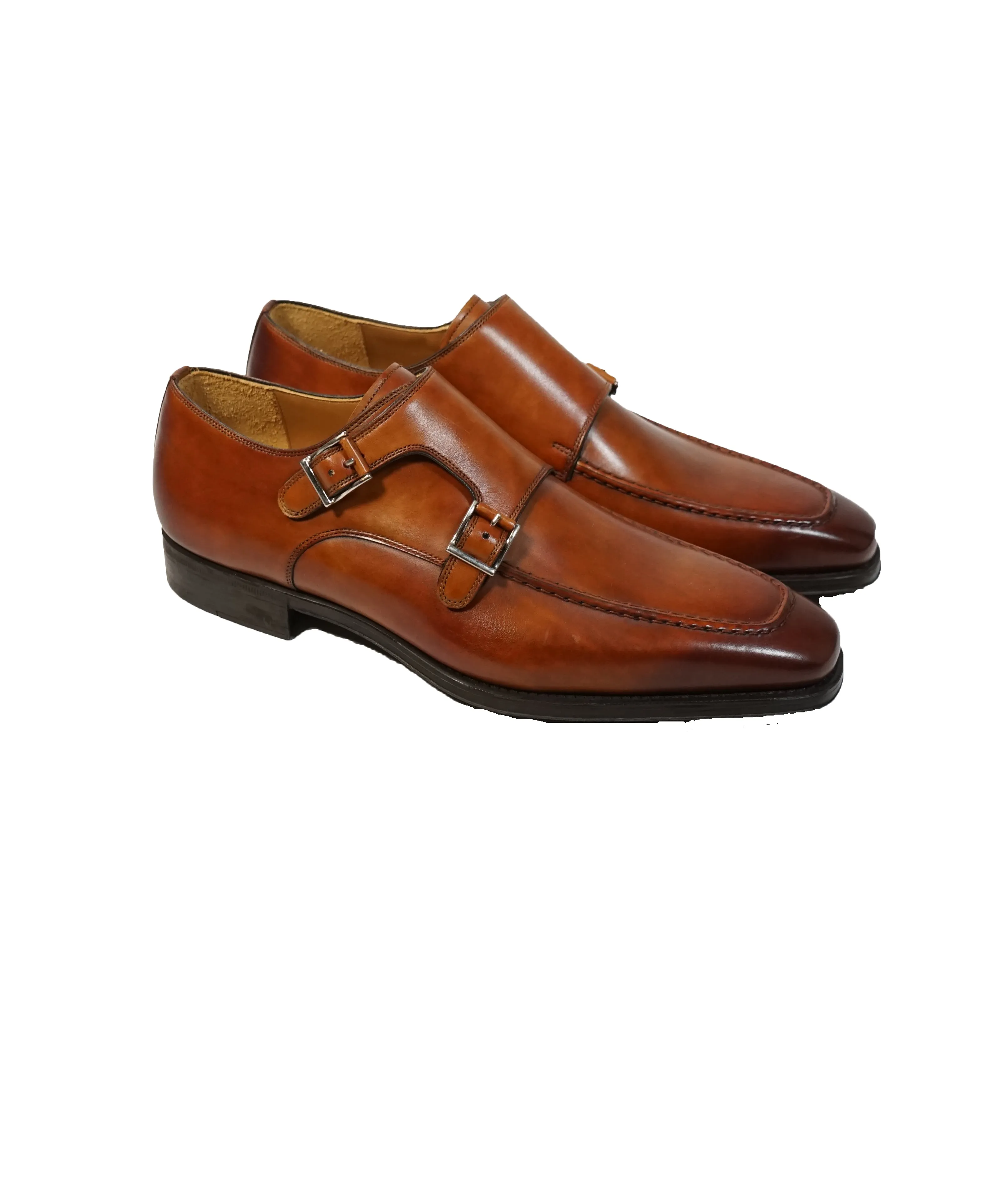 MAGNANNI FOR SFA - Double Monk Strap Loafers - 8