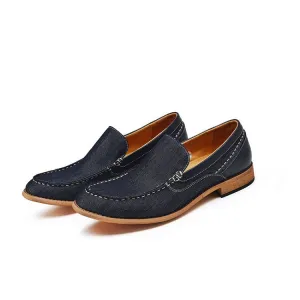 Mahogany Bottom Hand-stitched Office Japanese Fashion Casual Men's Shoes