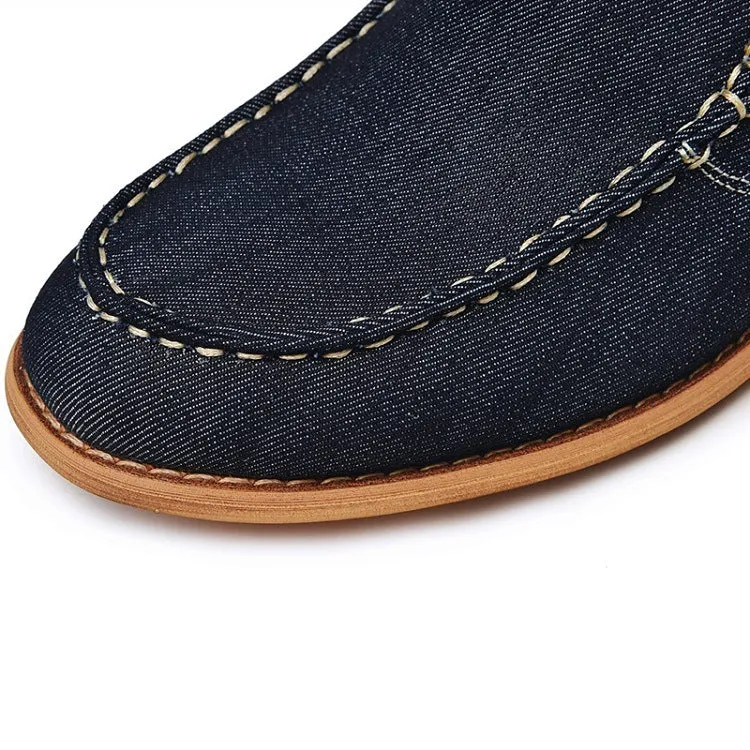 Mahogany Bottom Hand-stitched Office Japanese Fashion Casual Men's Shoes