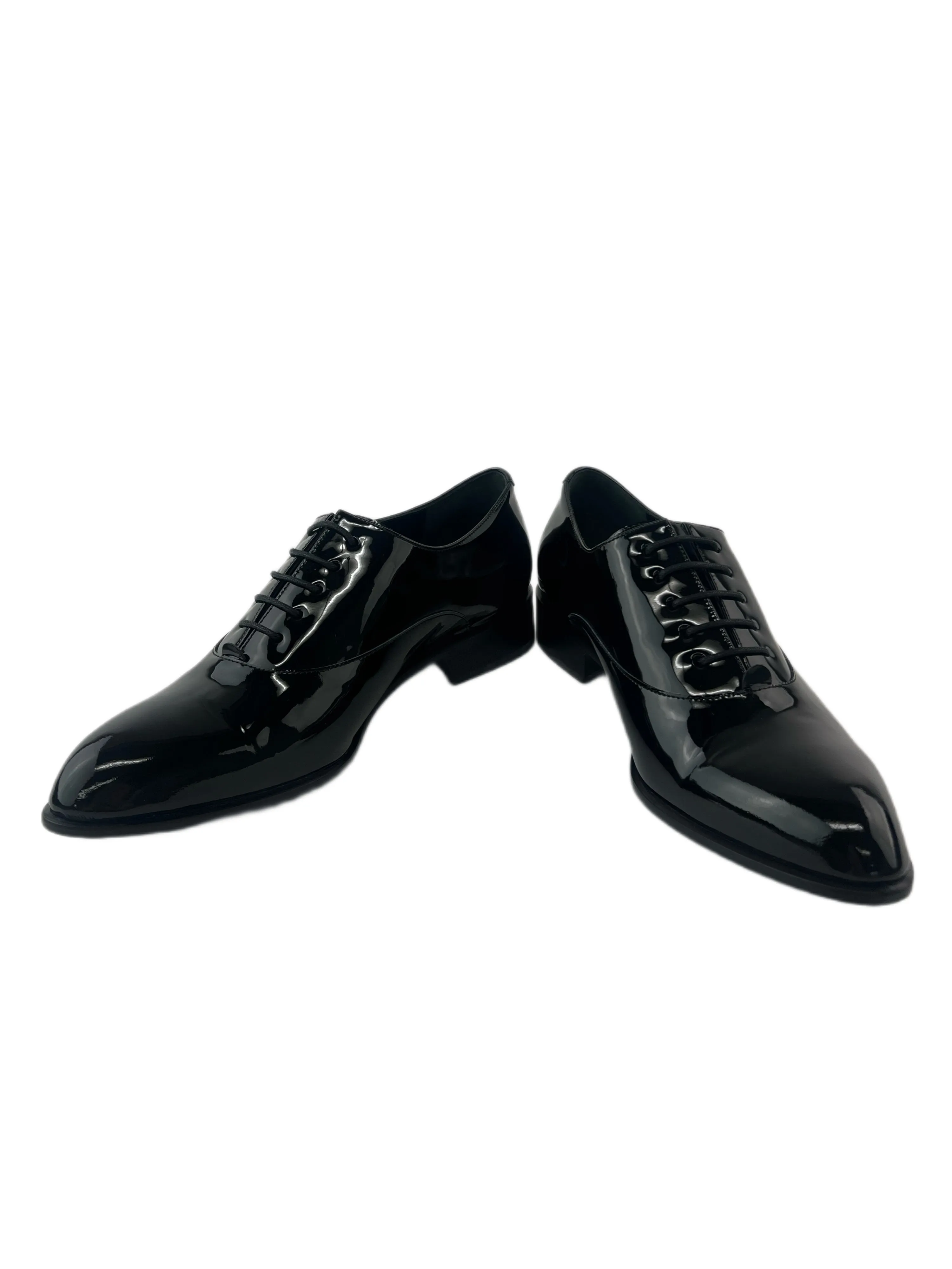Marina Rinaldi Women's Nero Laura Leather Lace Up Closure Oxford NWB