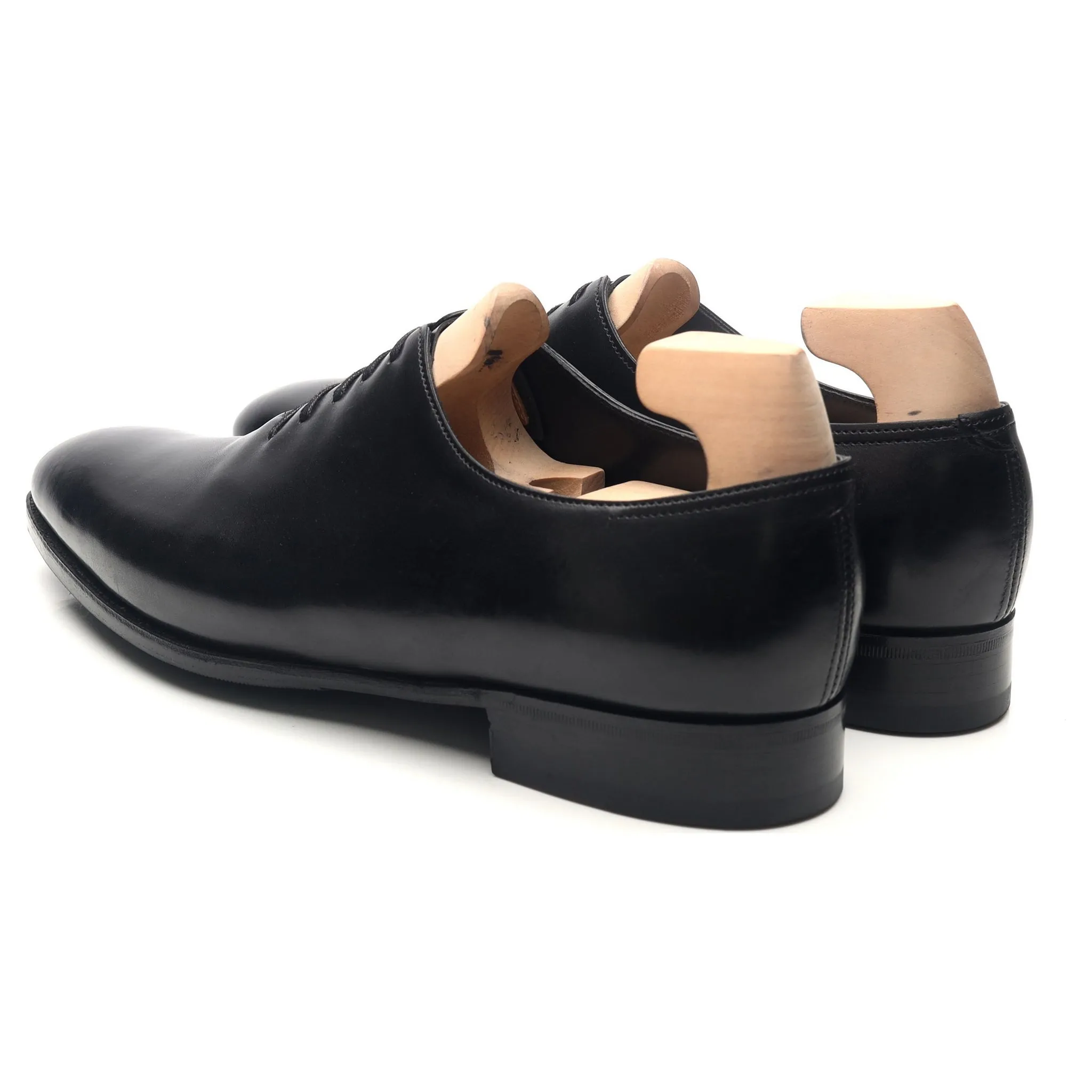 'Marldon' Black Leather Wholecut Oxford UK 9 E