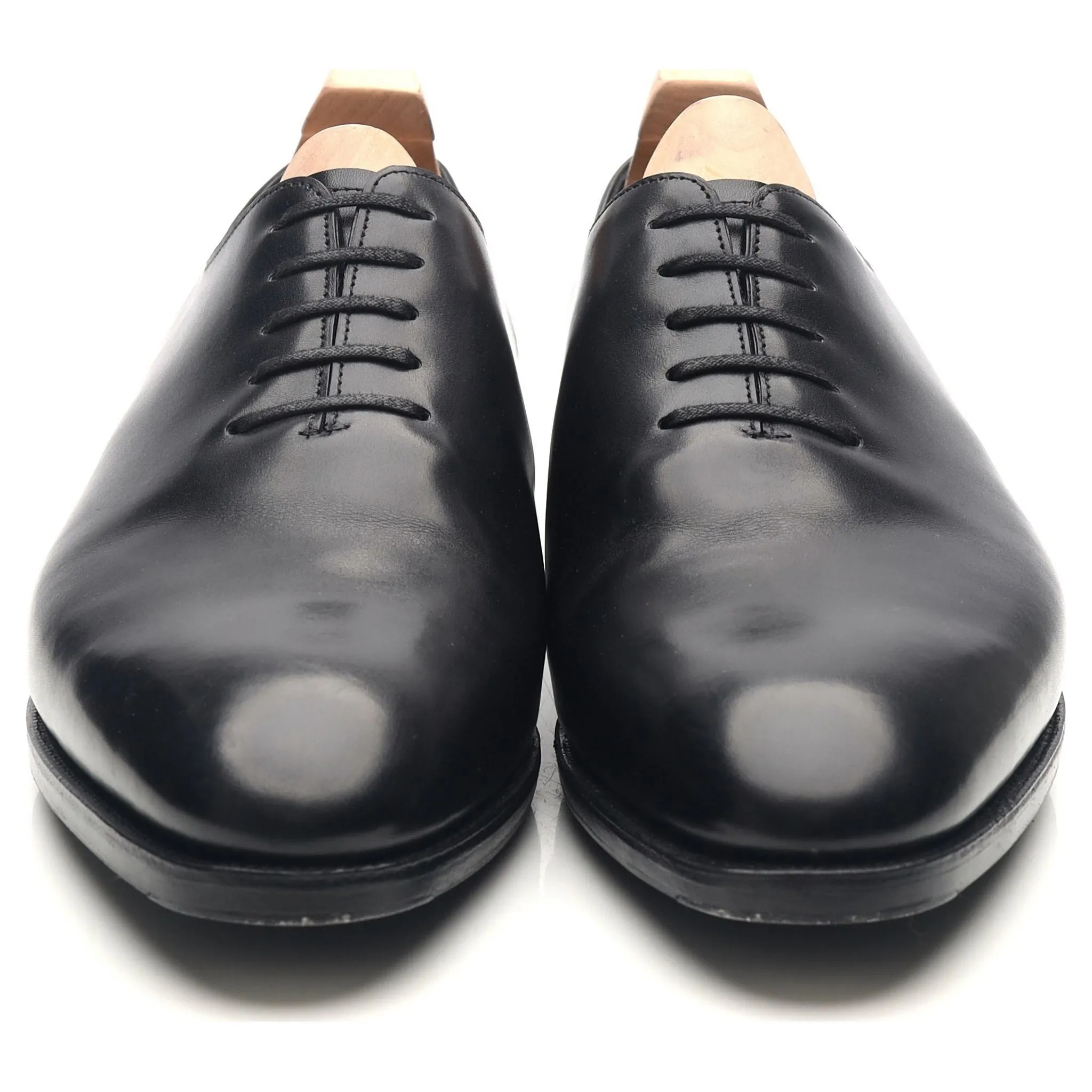 'Marldon' Black Leather Wholecut Oxford UK 9 E