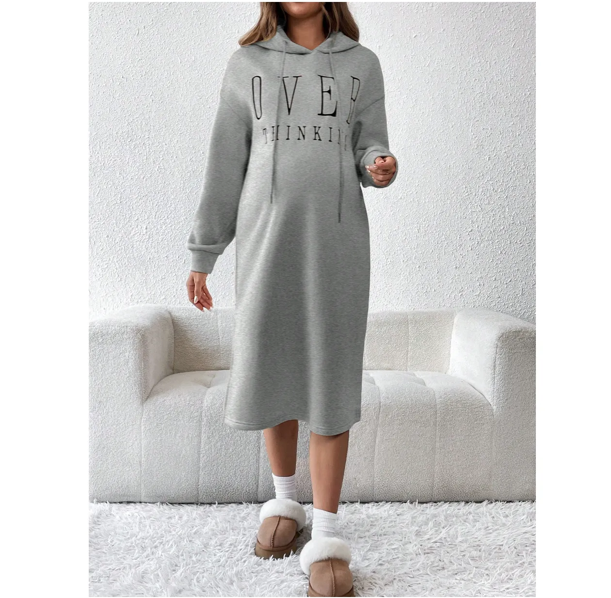 Maternity Sweatshirt, Minimalist Fashion Casual Everyday