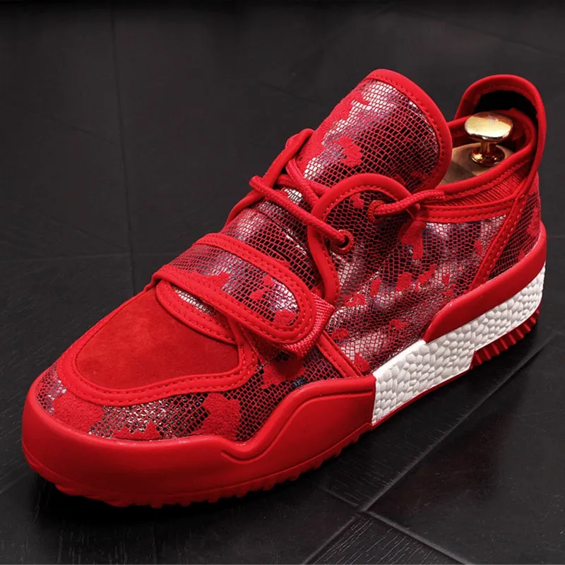 Men Fashion Casual Shoes Spring Autumn Leather Breathable Thick Bottom Leisure Sneakers Male Shoes Sapato Masculino
