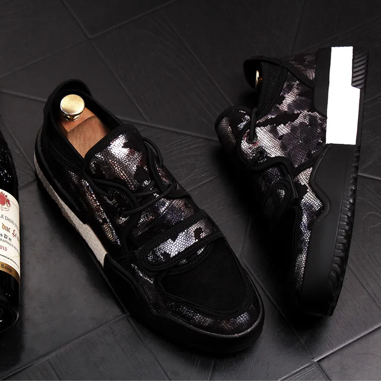 Men Fashion Casual Shoes Spring Autumn Leather Breathable Thick Bottom Leisure Sneakers Male Shoes Sapato Masculino