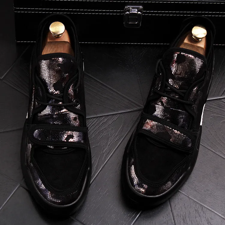 Men Fashion Casual Shoes Spring Autumn Leather Breathable Thick Bottom Leisure Sneakers Male Shoes Sapato Masculino