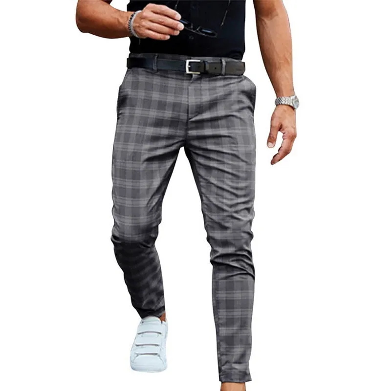 Men Pants Smart Casual Pants