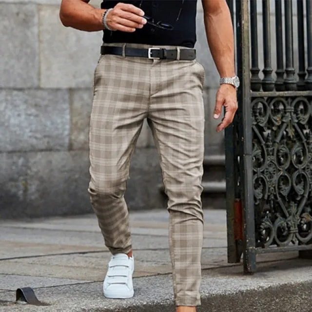 Men Pants Smart Casual Pants