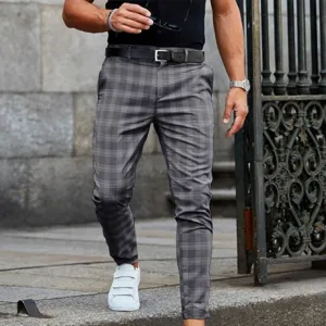 Men Pants Smart Casual Pants