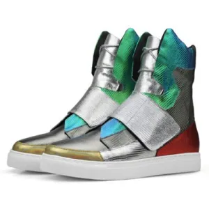 Men  Shoes High-TOP Ankle Boots  Mixed Colors Shoes