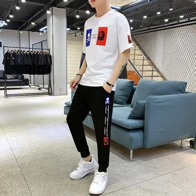 Men's Casual T-Shirt & Pant Set..