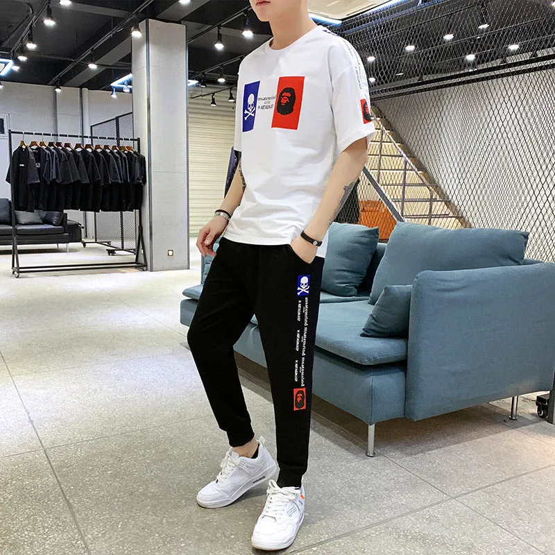Men's Casual T-Shirt & Pant Set..