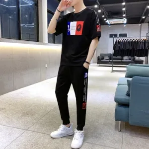 Men's Casual T-Shirt & Pant Set..