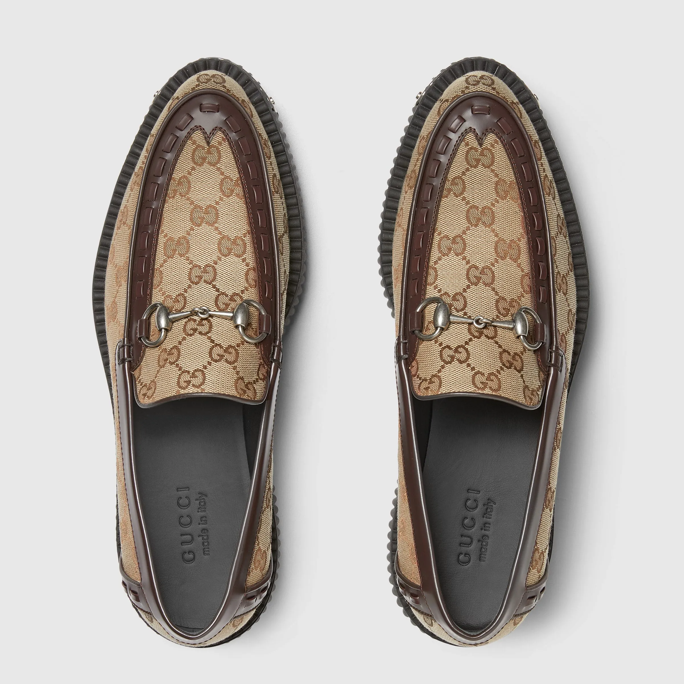 Men's Gucci Horsebit GG Creeper Loafer
