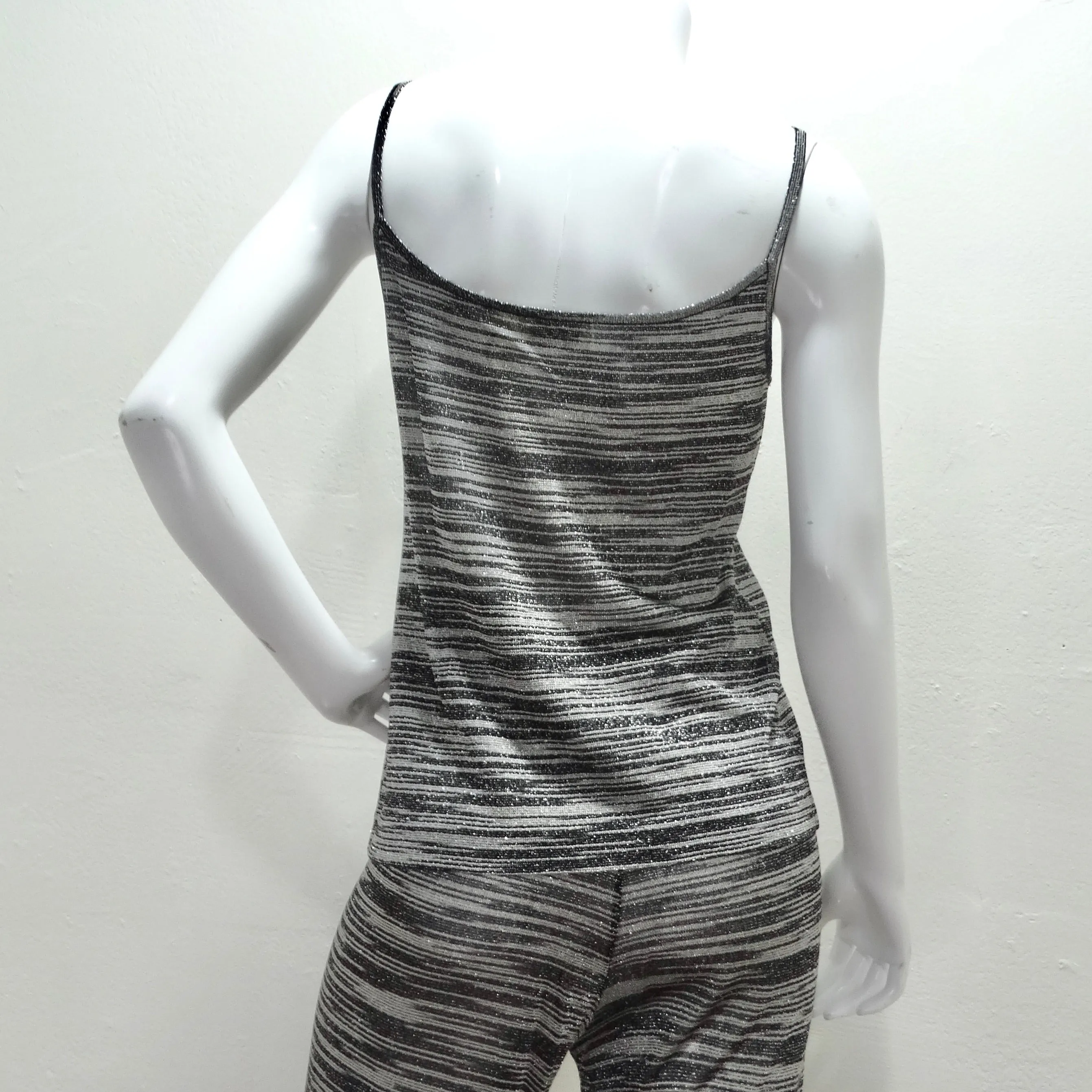 Missoni Neiman Marcus Silver and Black Three Piece Lounge Outfit Set