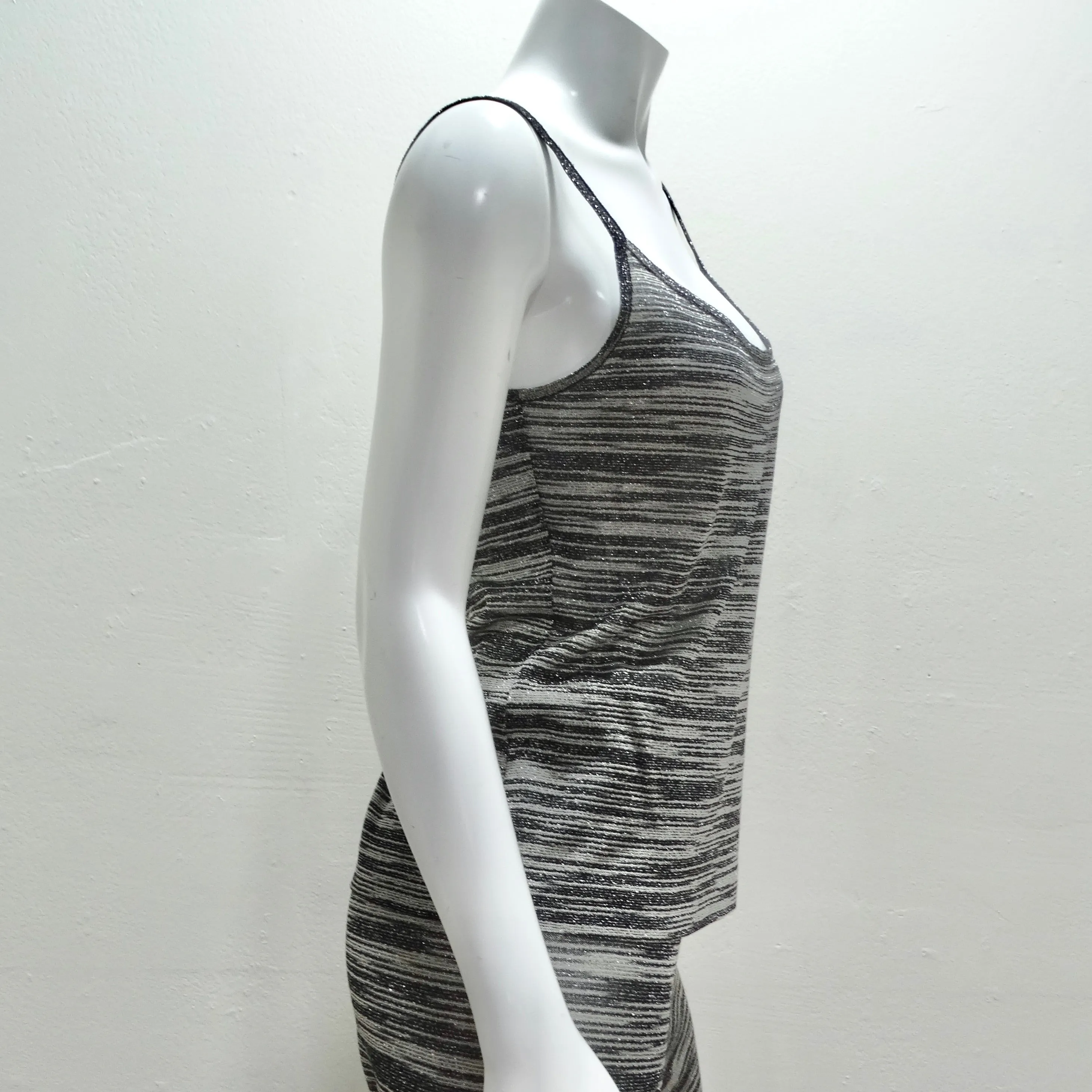 Missoni Neiman Marcus Silver and Black Three Piece Lounge Outfit Set