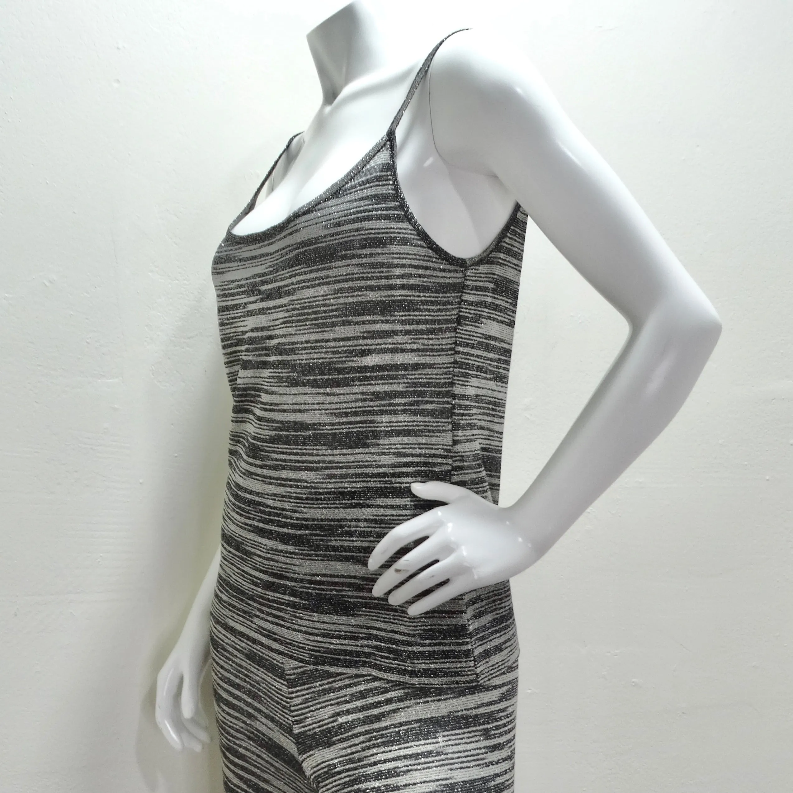 Missoni Neiman Marcus Silver and Black Three Piece Lounge Outfit Set
