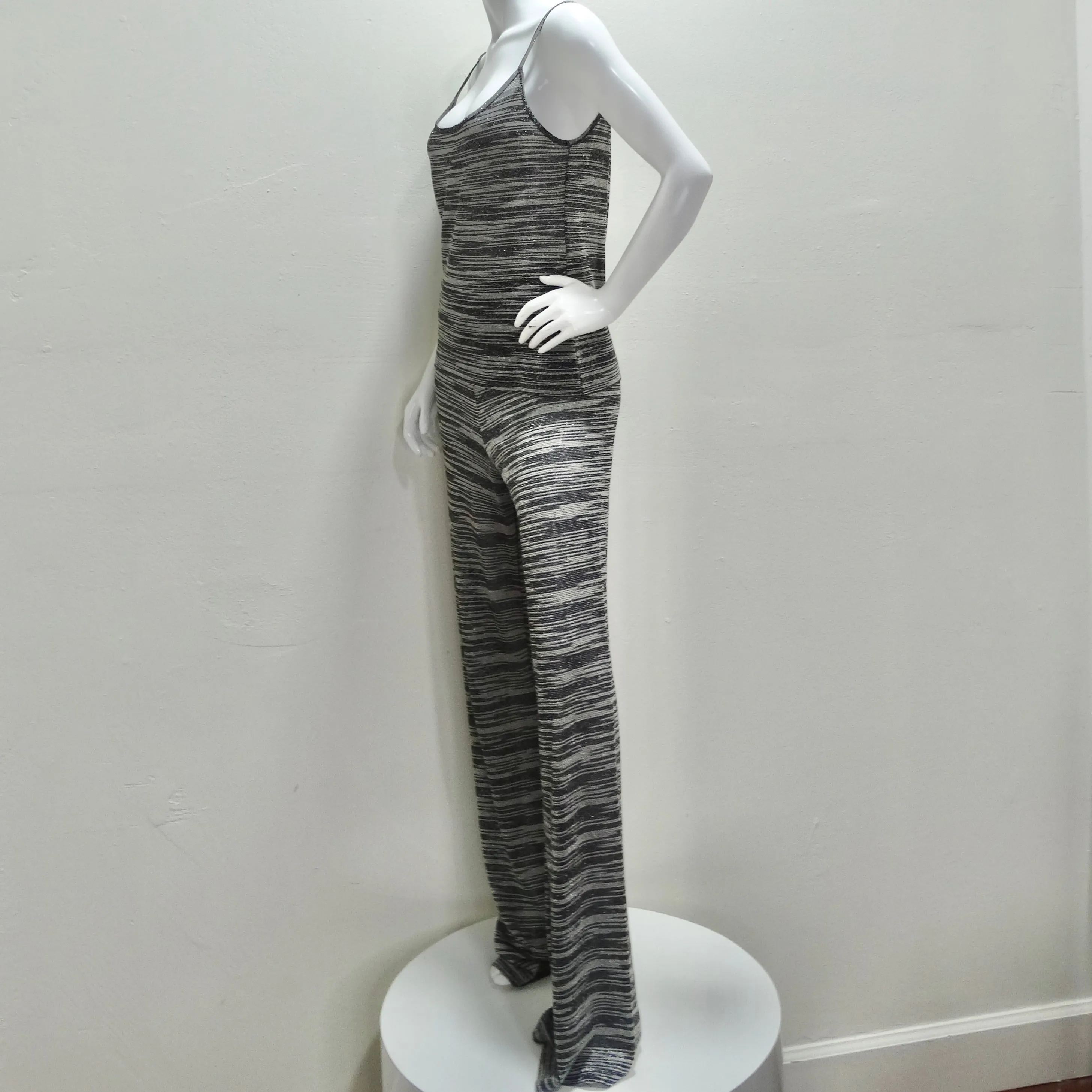 Missoni Neiman Marcus Silver and Black Three Piece Lounge Outfit Set