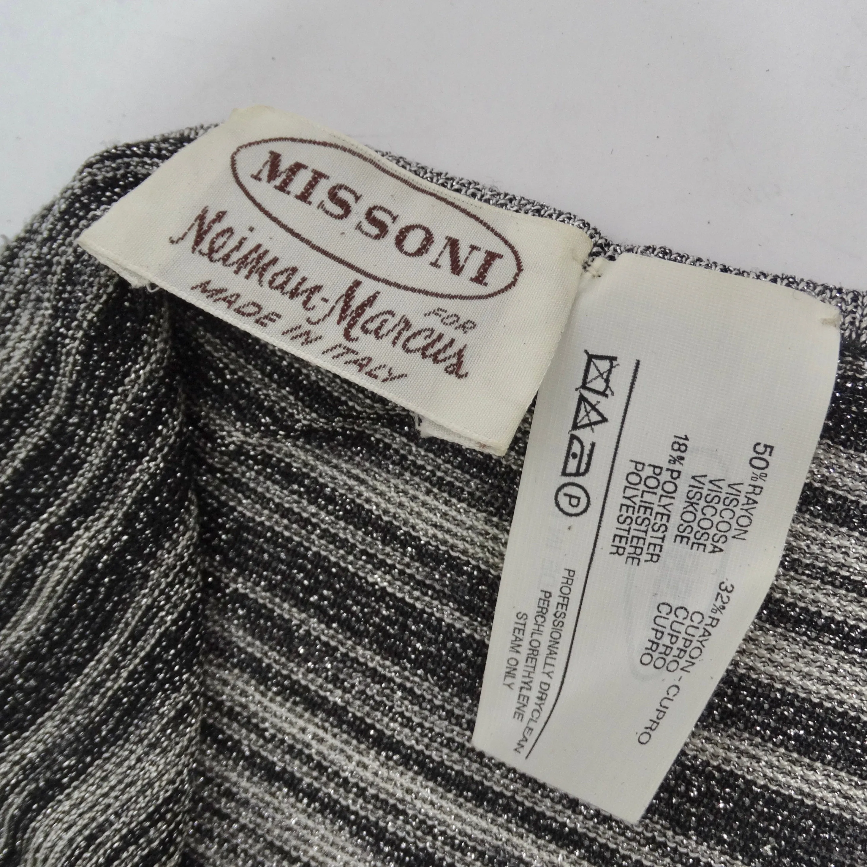 Missoni Neiman Marcus Silver and Black Three Piece Lounge Outfit Set