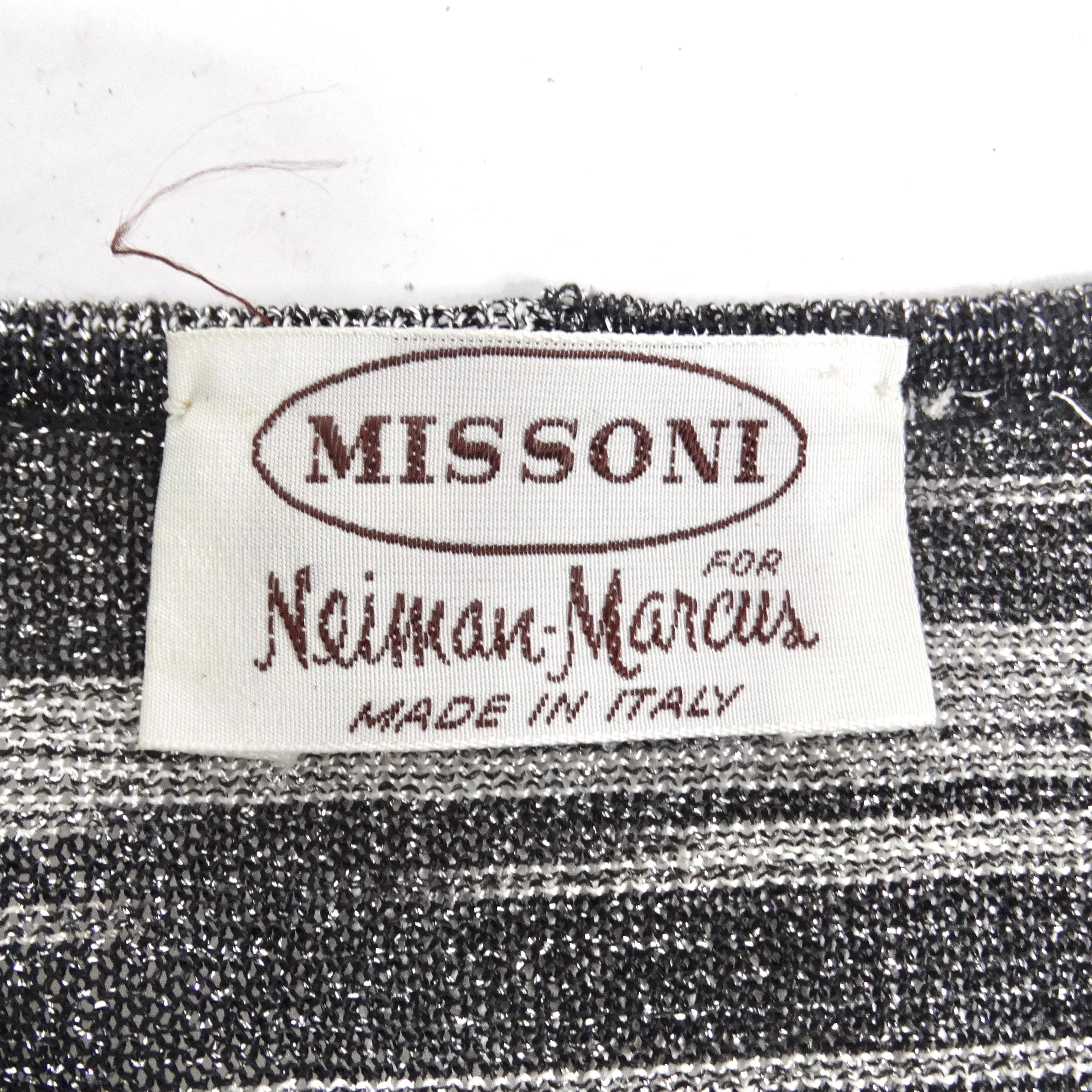 Missoni Neiman Marcus Silver and Black Three Piece Lounge Outfit Set
