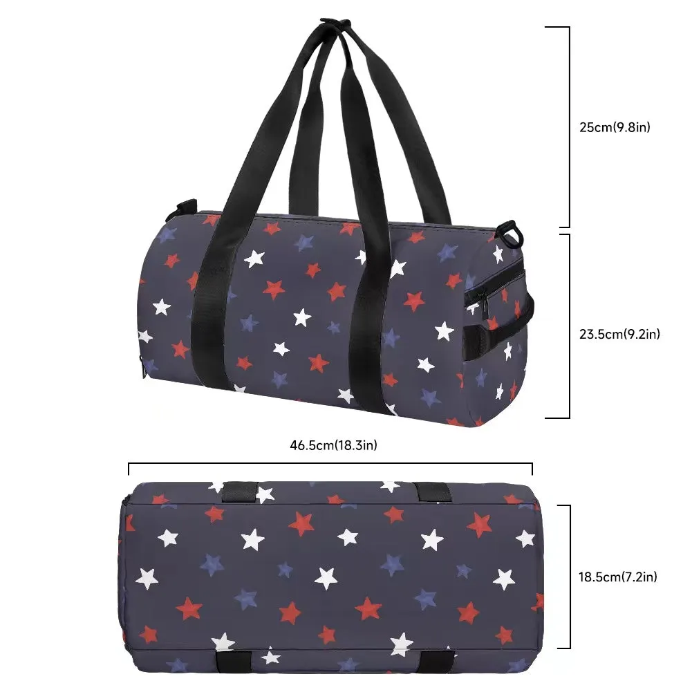Navy Stars Duffle Bag