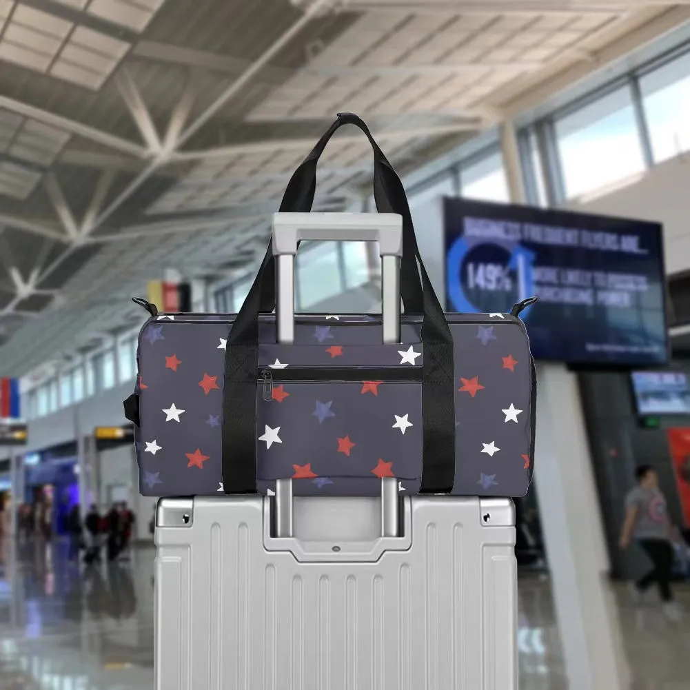 Navy Stars Duffle Bag
