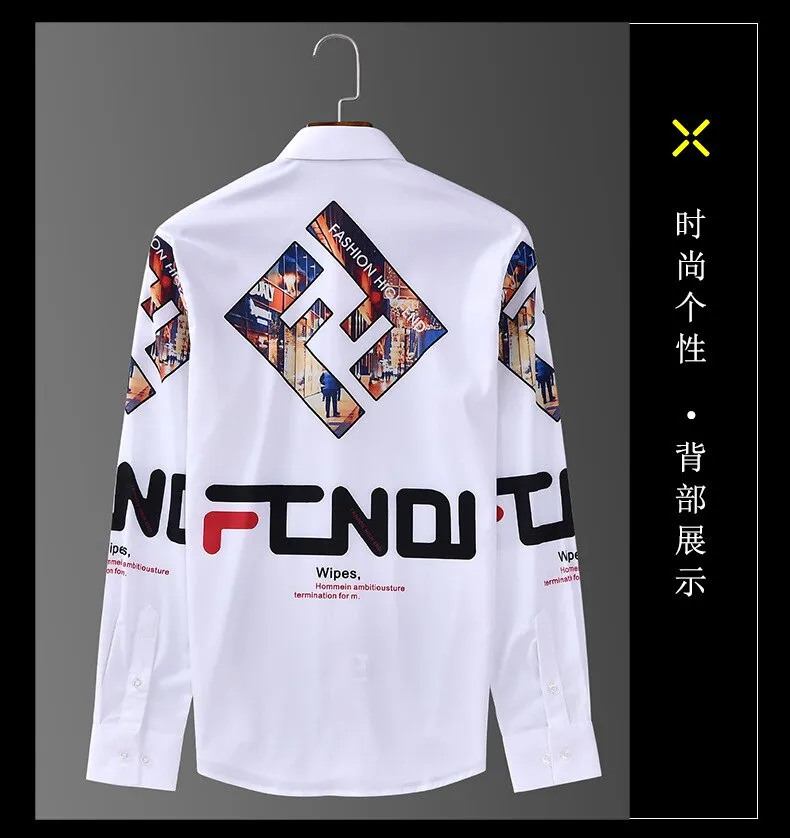 New long sleeve shirt men's fashion