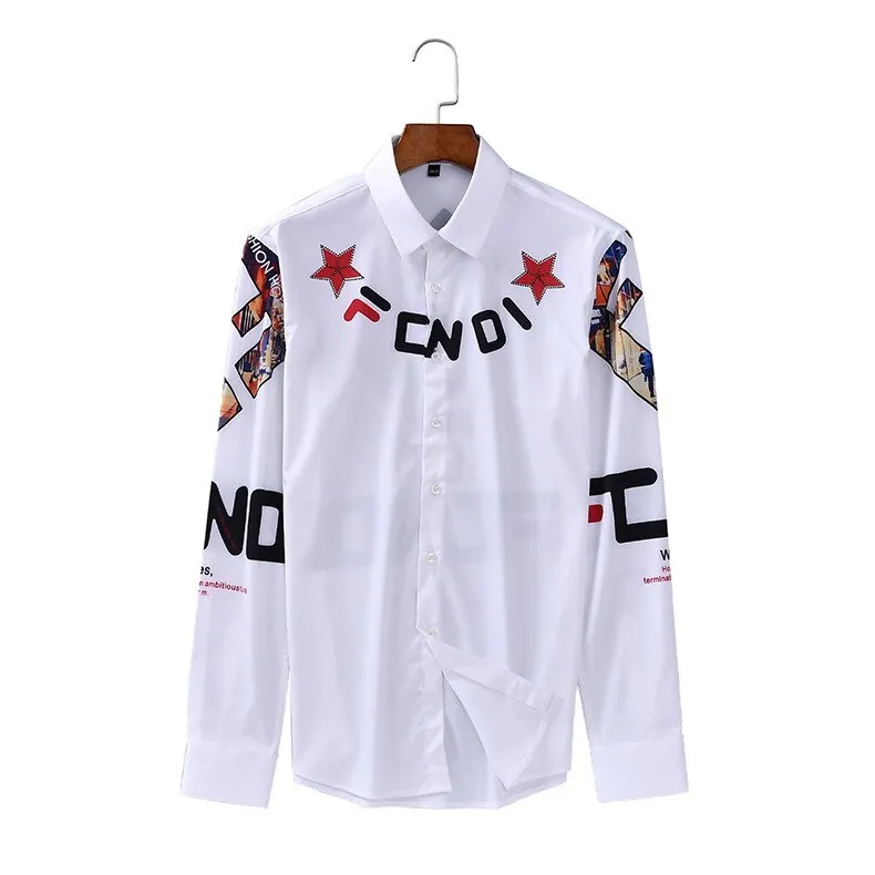 New long sleeve shirt men's fashion