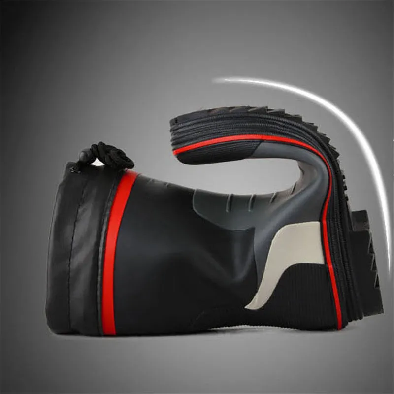 New Men's Casual Simple Waterproof Rain Shoes Fishing Boots