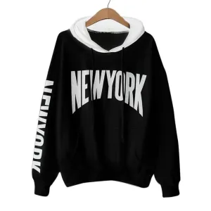 NEW YORK Hooded Shirt