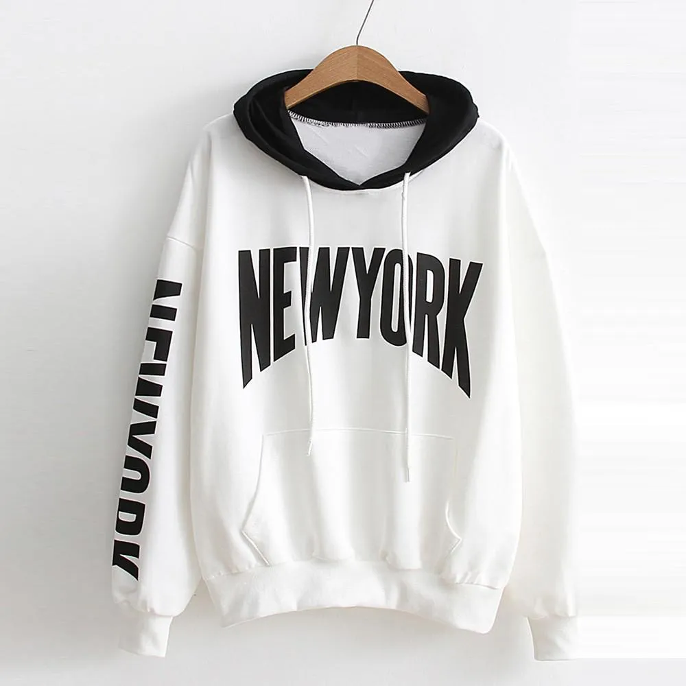 NEW YORK Hooded Shirt
