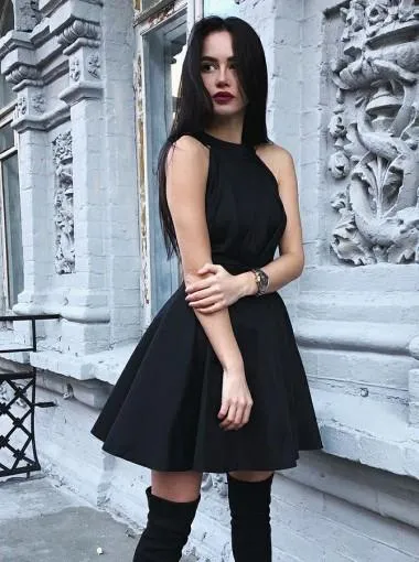 Newest Simple Halter Red Cheap Backless Short Homecoming Dress, HD0401
