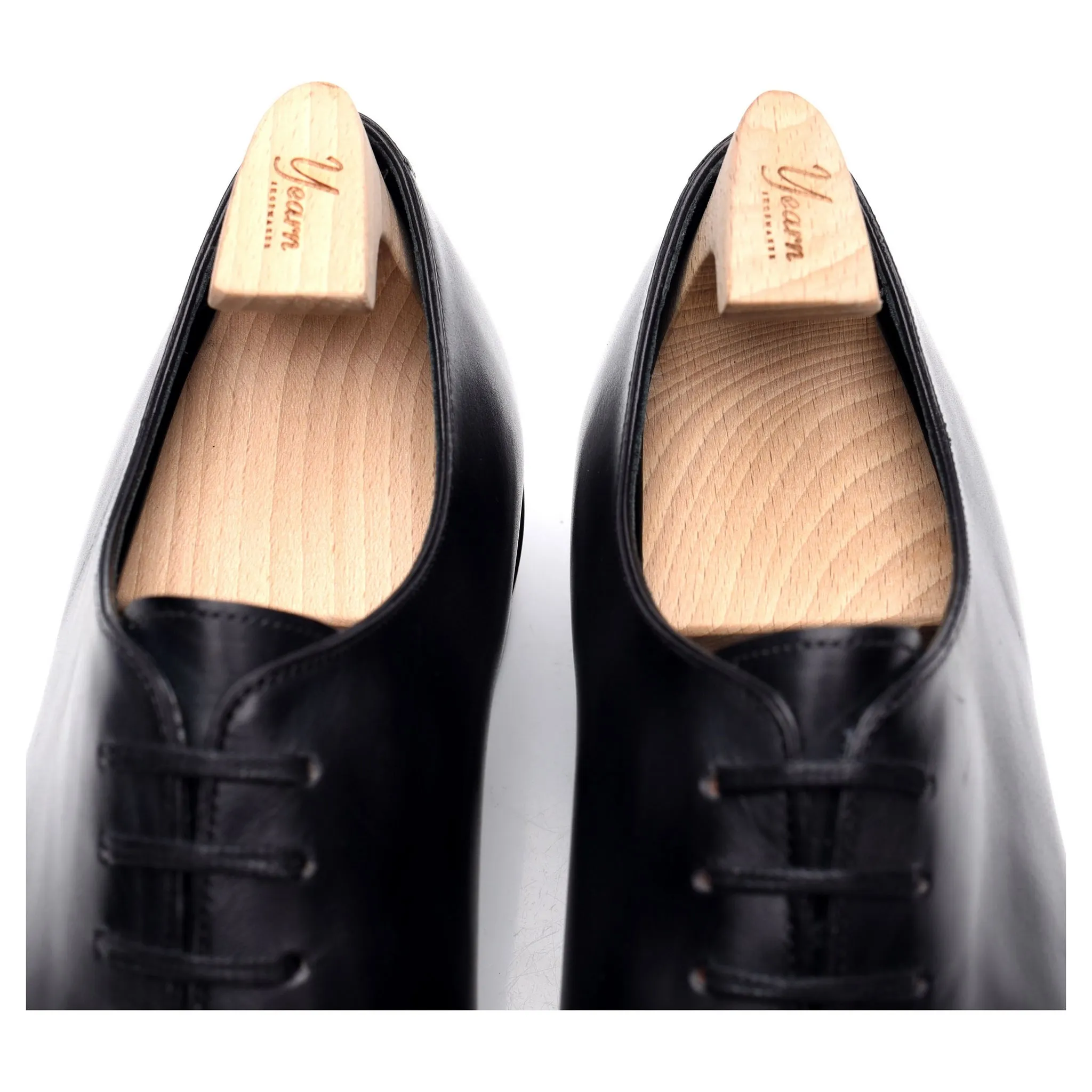 'OXF 215' Black Museum Leather Wholecut Oxford UK 8.5