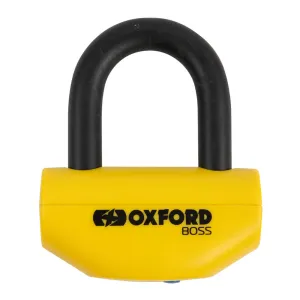 Oxford Boss 12.7mm Disc Lock Yellow