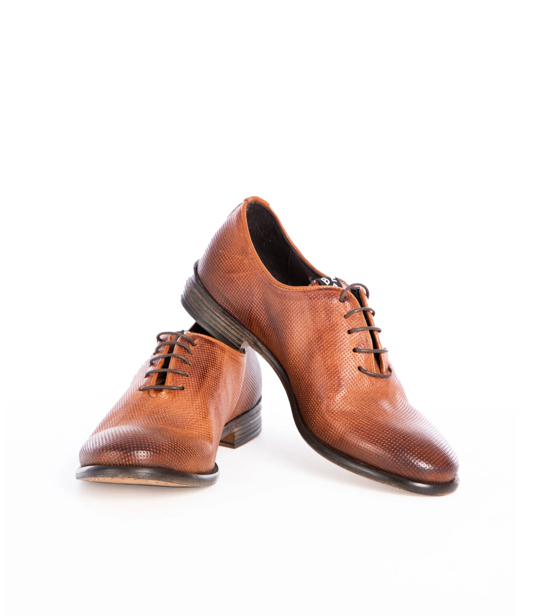 Oxford Lavato Microf Pellame - Cuir