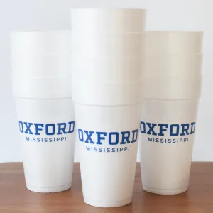 Oxford Mississippi Foam Cups