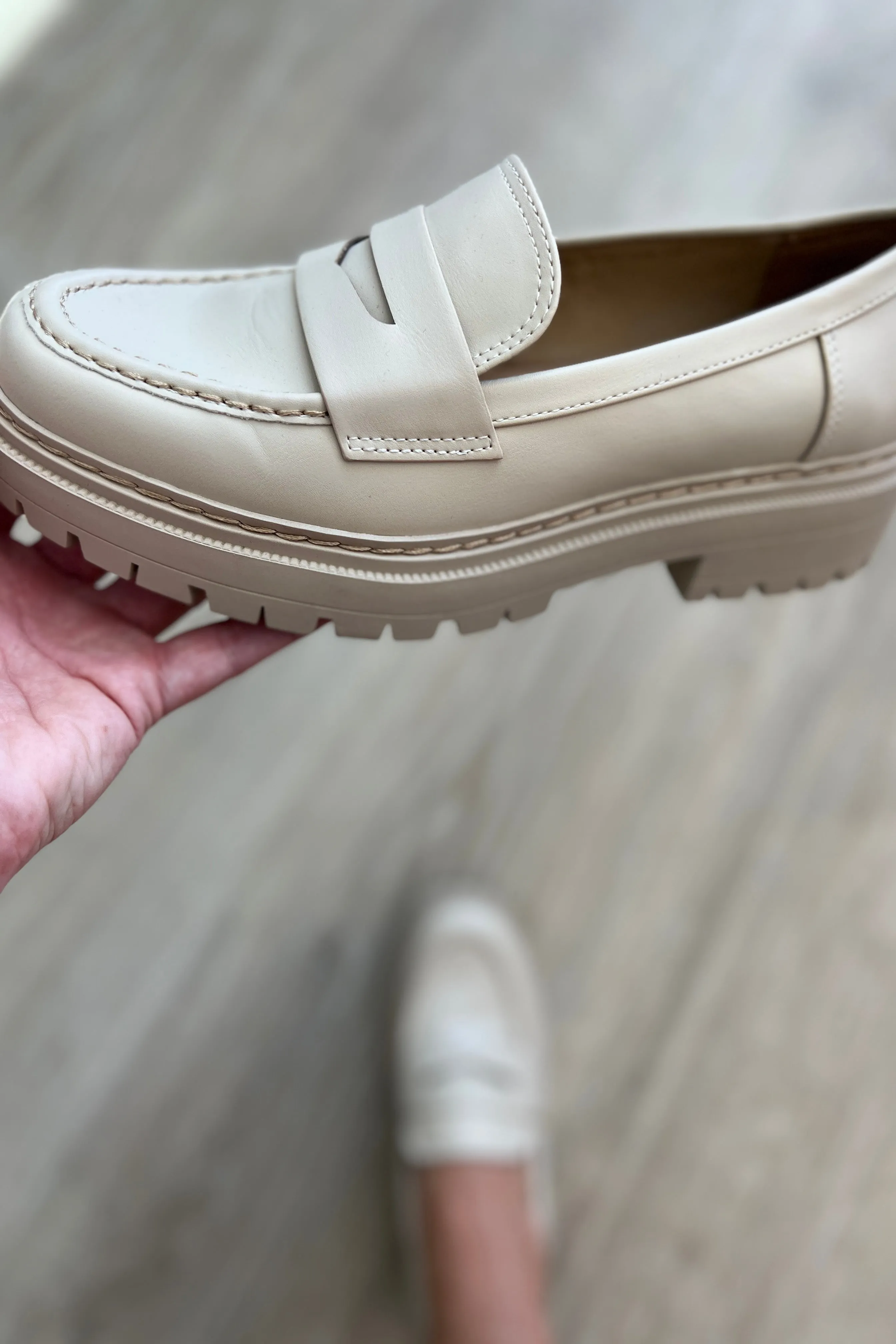 Penny for Your Thoughts Loafers in Bone